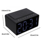 Loa Bluetooth sạc không dây AEC BT508 kiêm đồng hồ báo thức LED và pin dự phòng ba trong một