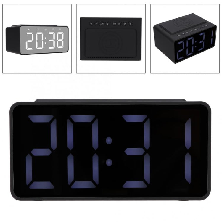 Loa Bluetooth sạc không dây AEC BT508 kiêm đồng hồ báo thức LED và pin dự phòng ba trong một