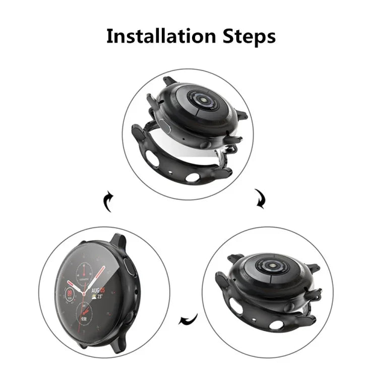 Ốp TPU mạ điện phủ toàn bộ ENKAY Hat-prince cho Samsung Galaxy Watch Active 2 44mm