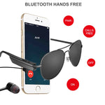 Tai nghe không dây A8 Bluetooth kính râm, tai nghe nhạc thông minh, tai nghe rảnh tay có mic, A8
