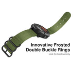 For Jiamin Fenix5, 22MM Three-ring Nylon Watchband