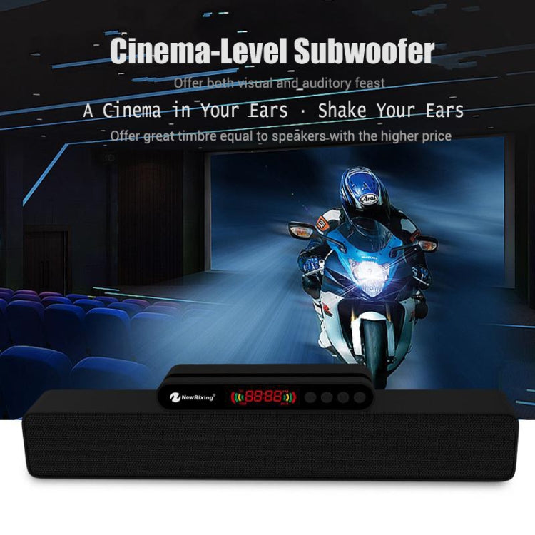 Loa di động Bluetooth LED Newrixing NR5017 kết nối TWS Hệ thống âm thanh loa công suất 10W Stereo Surround