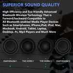Loa di động Bluetooth LED Newrixing NR5017 kết nối TWS Hệ thống âm thanh loa công suất 10W Stereo Surround