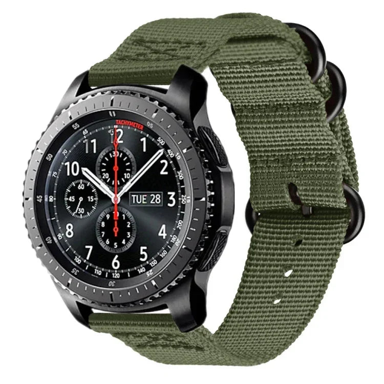 Dây nylon ba vòng 20mm cho Samsung Galaxy Watch Active / S3, cho Samsung Galaxy Watch Active 2 20mm / Gear S3