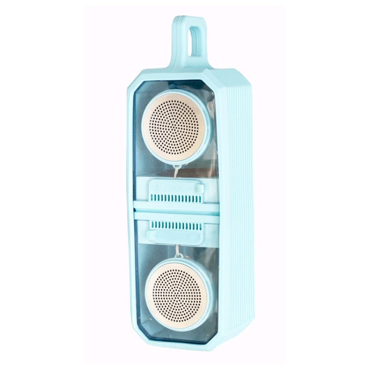 Loa Bluetooth trong suốt TWS di động BT628 10W với đế kết nối từ tính, loa bass subwoofer stereo ngoài trời