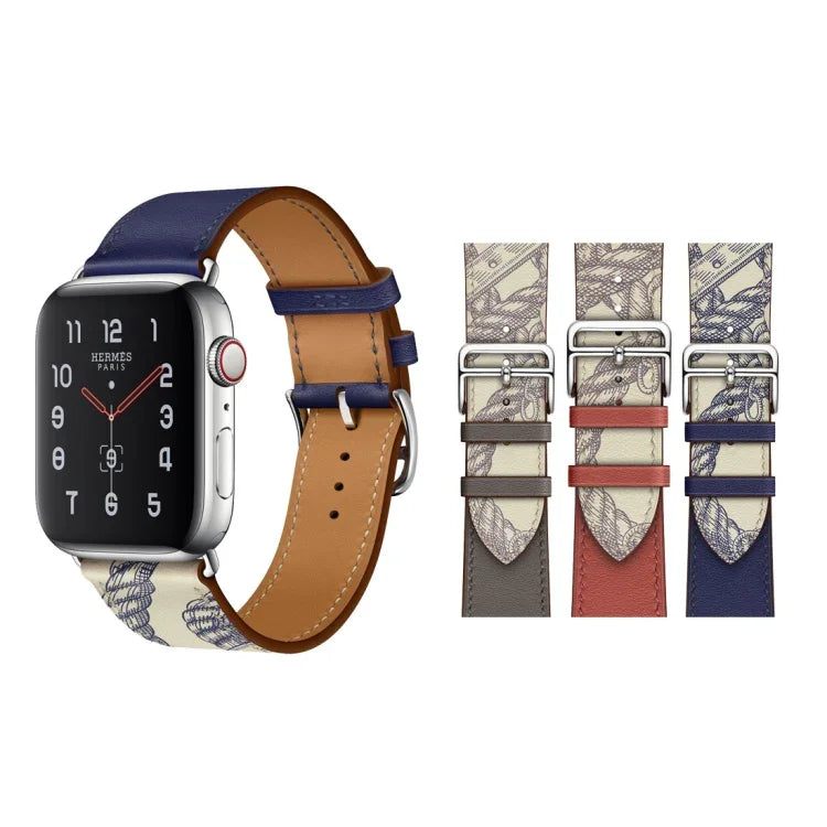 Dây đồng hồ in lụa phổ thông một vòng cho Apple Watch thế hệ 3 / 2 / 1 42mm
