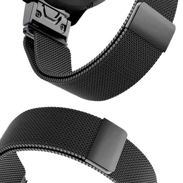 For Garmin Fenix 5 Milan Metal Stainless Steel Metal Watchband, 20MM, 22MM, 26MM