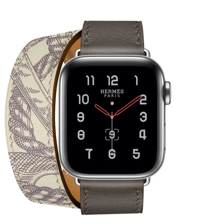 Dây đồng hồ in lụa phổ thông hai vòng cho Apple Watch thế hệ 3 / 2 / 1 38mm