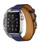 Dây đồng hồ in lụa phổ thông hai vòng cho Apple Watch thế hệ 3 / 2 / 1 42mm