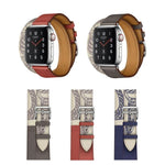 Dây đồng hồ in lụa phổ thông hai vòng cho Apple Watch thế hệ 3 / 2 / 1 42mm