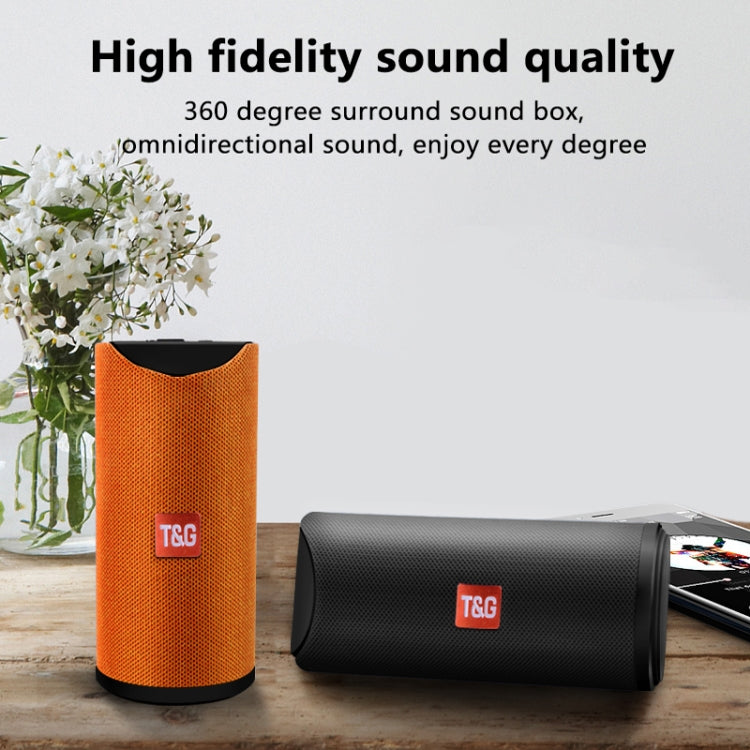 Loa Bluetooth di động TG113, chống nước, loa stereo ngoài trời, hộp âm bass MP3 có radio FM