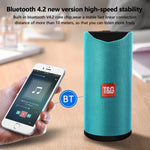 Loa Bluetooth di động TG113, chống nước, loa stereo ngoài trời, hộp âm bass MP3 có radio FM