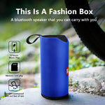 Loa Bluetooth di động TG113, chống nước, loa stereo ngoài trời, hộp âm bass MP3 có radio FM