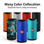 Loa Bluetooth di động TG113, chống nước, loa stereo ngoài trời, hộp âm bass MP3 có radio FM