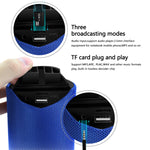 Loa Bluetooth di động TG113, chống nước, loa stereo ngoài trời, hộp âm bass MP3 có radio FM