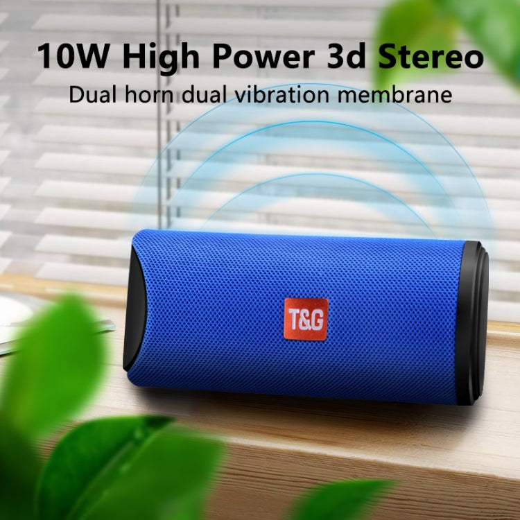 Loa Bluetooth di động TG113, chống nước, loa stereo ngoài trời, hộp âm bass MP3 có radio FM