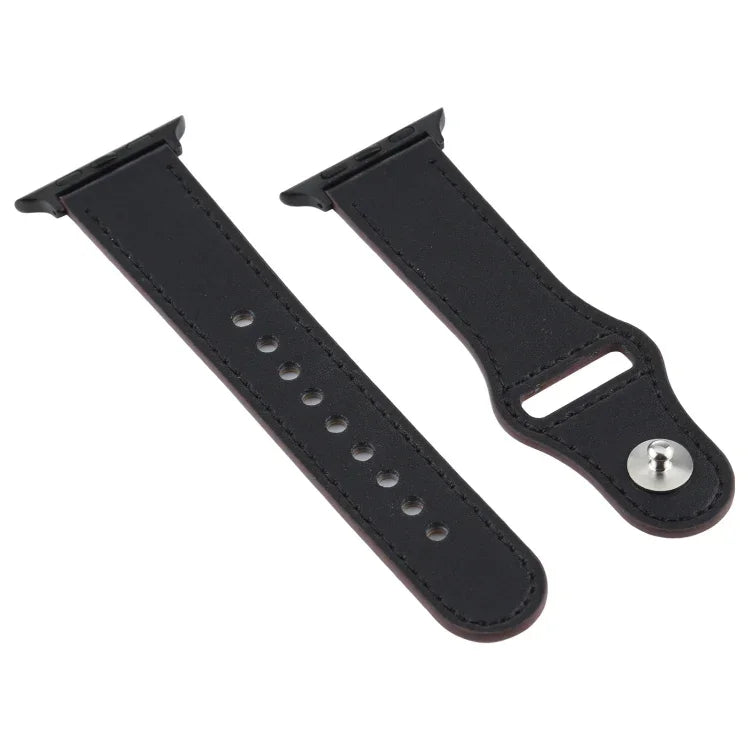 Dây Đeo Da Khóa Đa Năng Cho Apple Watch Thế Hệ 3 / 2 / 1 38mm, Cho Apple Watch Series 8&7 41mm / SE 2&6&SE&5&4 40mm / 3&2&1 38mm, Cho Apple Watch Series 7 41mm / 6 & SE & 5 & 4 40mm / 3 & 2 & 1 38mm