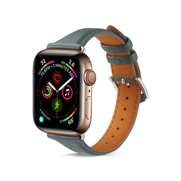 Dây da mỏng phổ thông 38mm cho Apple Watch thế hệ 3 / 2 / 1