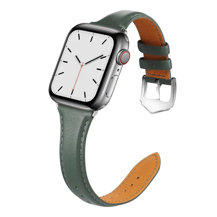 Dây da mỏng phổ thông 38mm cho Apple Watch thế hệ 3 / 2 / 1