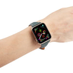 Dây da mỏng phổ thông 38mm cho Apple Watch thế hệ 3 / 2 / 1