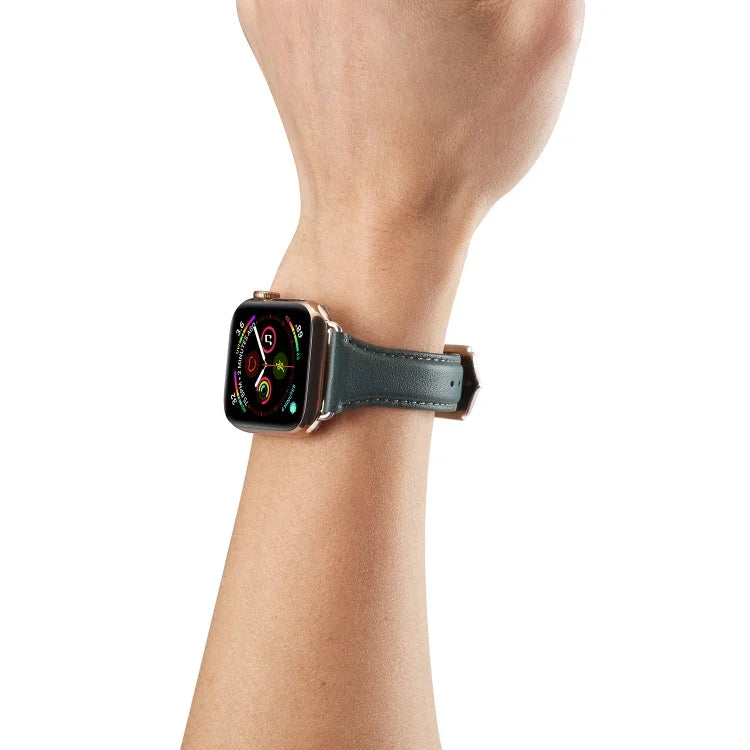 Dây da mỏng phổ thông 38mm cho Apple Watch thế hệ 3 / 2 / 1