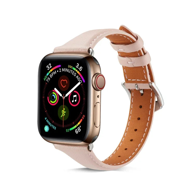 Dây da mỏng phổ thông 38mm cho Apple Watch thế hệ 3 / 2 / 1