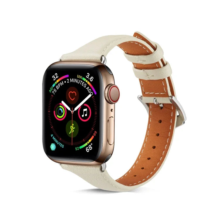 Dây da mỏng phổ thông 38mm cho Apple Watch thế hệ 3 / 2 / 1