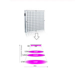 Đèn LED quang phổ đầy đủ 45W 144 đèn LED chiếu sáng cây trồng Fitolampy cho cây, hoa, cây giống, đèn trồng cây LED AC85-265V, US, EU, AU, UK