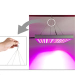 Đèn LED quang phổ đầy đủ 45W 144 đèn LED chiếu sáng cây trồng Fitolampy cho cây, hoa, cây giống, đèn trồng cây LED AC85-265V, US, EU, AU, UK