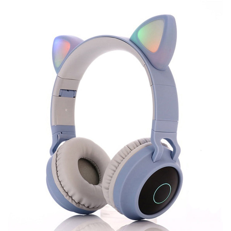Tai nghe Bluetooth 5.0 tai mèo dễ thương gập được trên tai stereo không dây có mic / đèn LED / radio FM / thẻ TF, SYA00833501F, SYA00833501A, SYA00833501B, SYA00833501C, SYA00833501D, SYA00833501E
