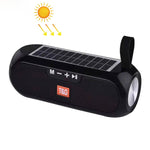 Loa cột không dây di động T&G TG182, hộp nhạc stereo, năng lượng mặt trời, chống nước, USB AUX, radio FM, bass siêu trầm
