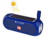 Loa cột không dây di động T&G TG182, hộp nhạc stereo, năng lượng mặt trời, chống nước, USB AUX, radio FM, bass siêu trầm