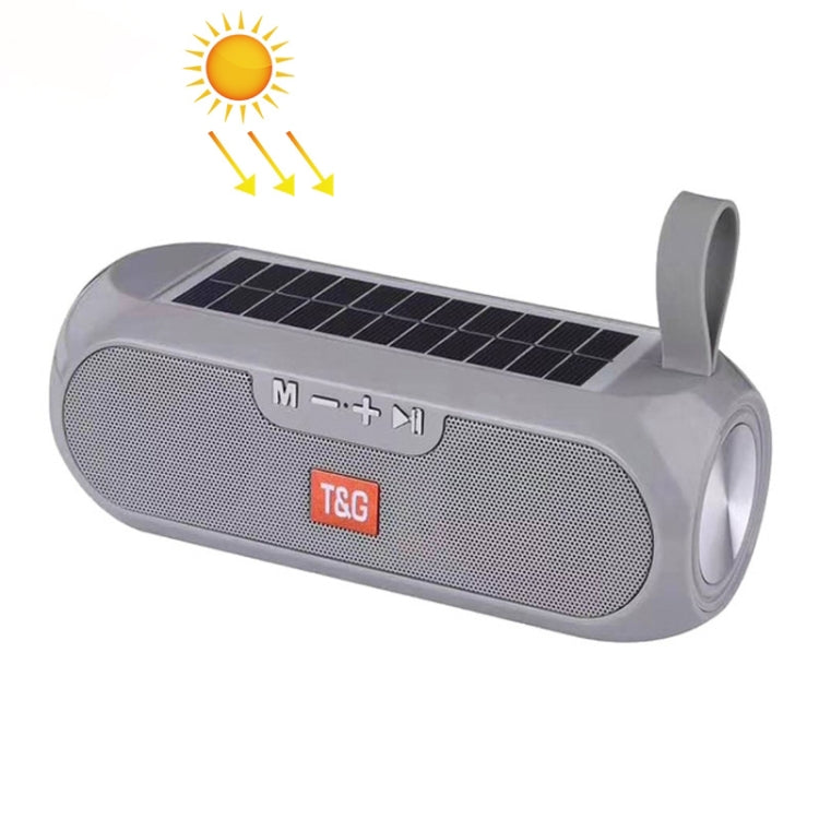 Loa cột không dây di động T&G TG182, hộp nhạc stereo, năng lượng mặt trời, chống nước, USB AUX, radio FM, bass siêu trầm