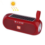 Loa cột không dây di động T&G TG182, hộp nhạc stereo, năng lượng mặt trời, chống nước, USB AUX, radio FM, bass siêu trầm