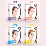 Tai nghe Bluetooth không dây ZW29 tai mèo âm thanh stereo HIFI thời trang thể thao ngoài trời có mic và đèn LED phát sáng