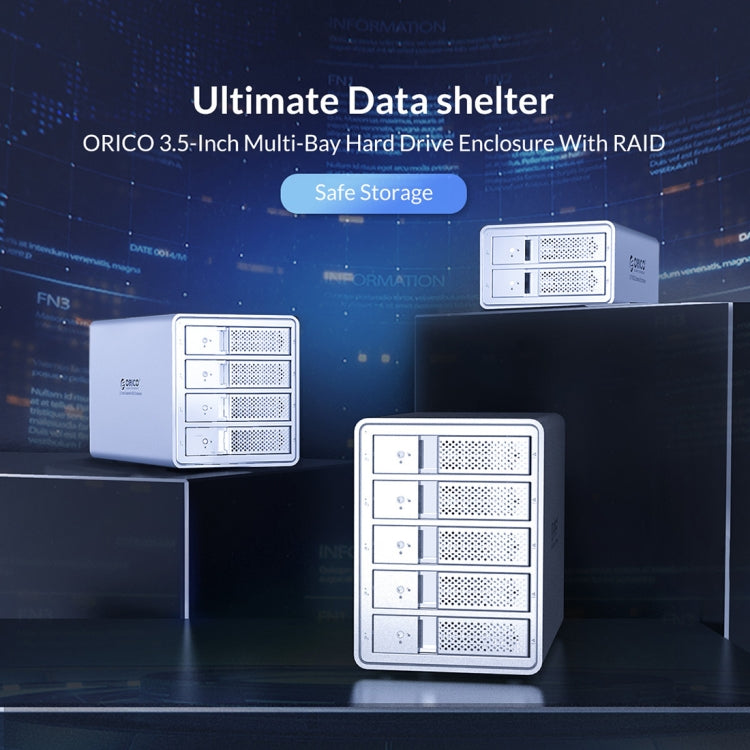 Vỏ ổ cứng ngoài ORICO 9528RU3 3.5 inch có RAID