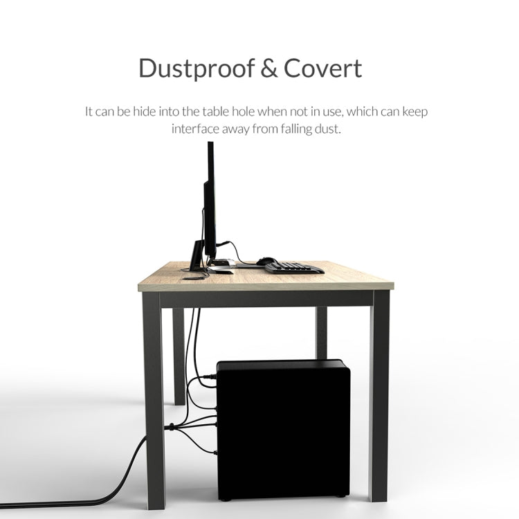 Trạm nguồn đa chức năng ORICO DESK-2U1C cho bàn làm việc