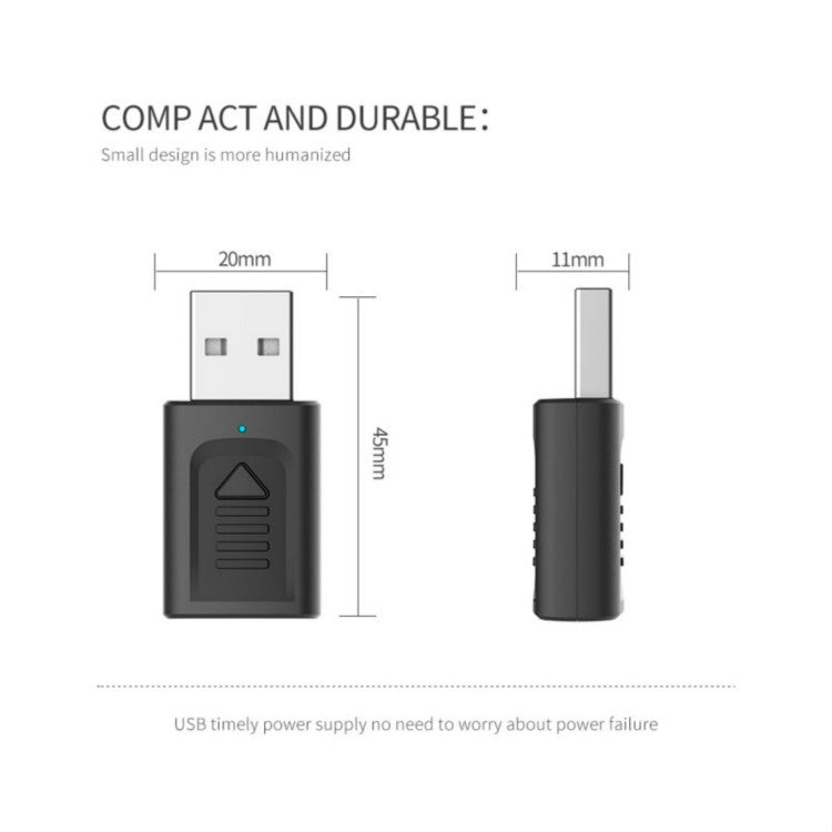 JEDX-M135 bộ thu phát âm thanh Bluetooth USB 5.0 4 trong 1, 4 trong 1