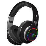 Tai nghe Bluetooth 5.0 đa chức năng nâng cấp VJ033 tai nghe stereo không dây LED micro radio FM