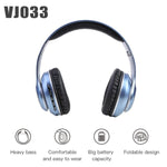 Tai nghe Bluetooth 5.0 đa chức năng nâng cấp VJ033 tai nghe stereo không dây LED micro radio FM