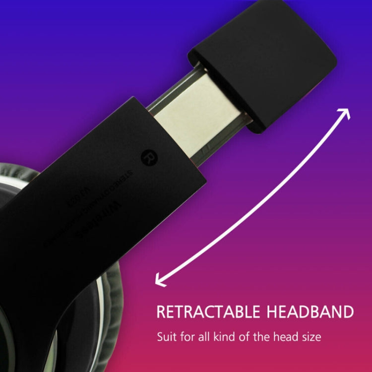Tai nghe Bluetooth 5.0 đa chức năng nâng cấp VJ033 tai nghe stereo không dây LED micro radio FM
