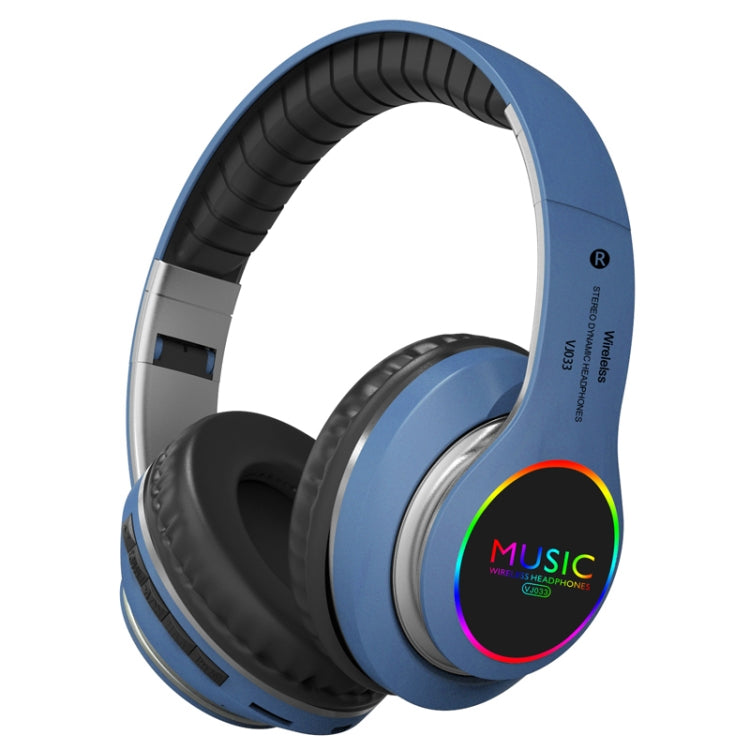 Tai nghe Bluetooth 5.0 đa chức năng nâng cấp VJ033 tai nghe stereo không dây LED micro radio FM