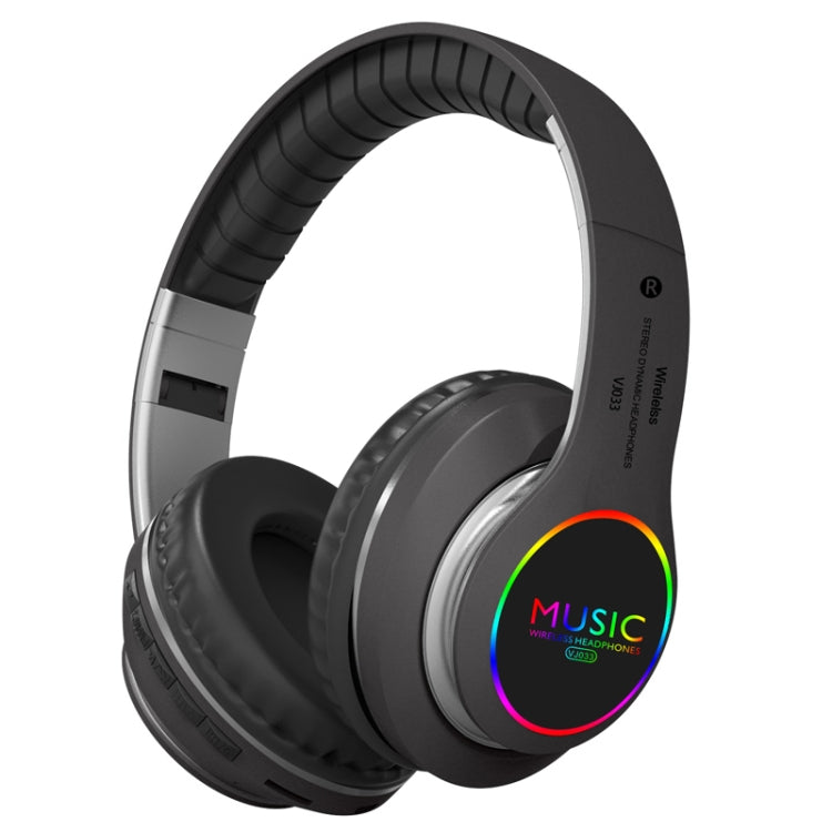 Tai nghe Bluetooth 5.0 đa chức năng nâng cấp VJ033 tai nghe stereo không dây LED micro radio FM