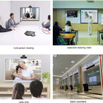 HXSJ A870 Webcam PC HD 480P với Microphone hút âm MIC cho Skype trên Android TV Camera máy tính xoay USB Webcam, 480P