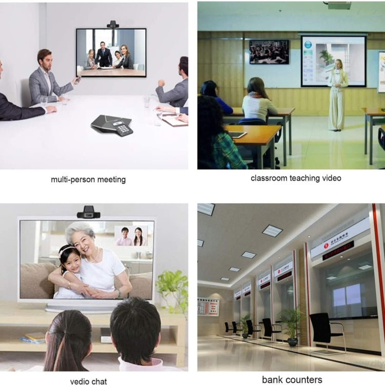 HXSJ A870 Webcam PC HD 480P với Microphone hút âm MIC cho Skype trên Android TV Camera máy tính xoay USB Webcam, 480P