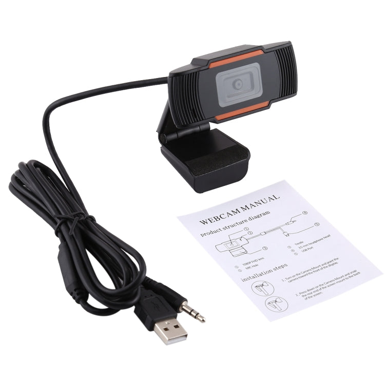 HXSJ A870 Webcam PC HD 480P với Microphone hút âm MIC cho Skype trên Android TV Camera máy tính xoay USB Webcam, 480P