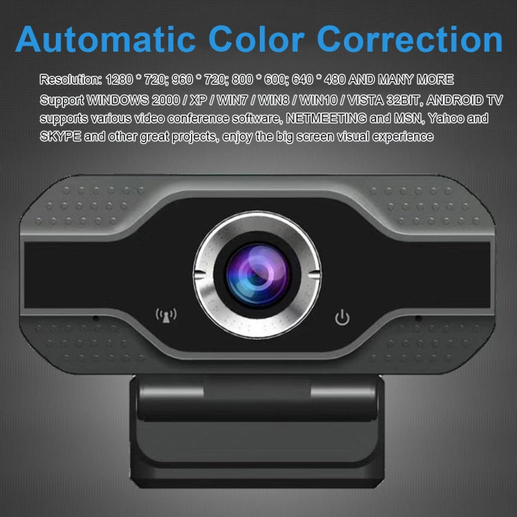 Webcam thông minh HD 1080P với Microphone tích hợp Camera USB phát trực tiếp làm đẹp cho Máy tính Android TV