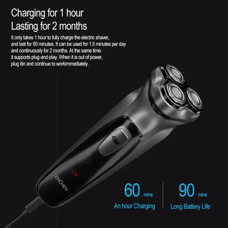 Máy cạo râu điện chăm sóc mặt nam Xiaomi Youpin BlackStone chính hãng, di động