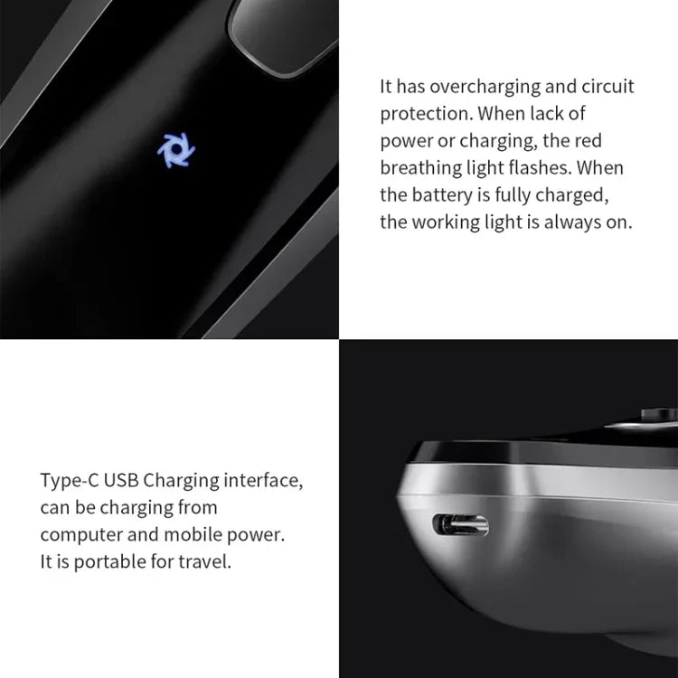 Máy cạo râu điện chăm sóc mặt nam Xiaomi Youpin BlackStone chính hãng, di động
