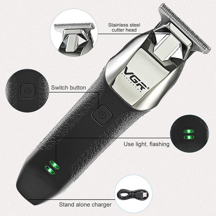 Tông đơ điện cầm tay USB 5W VGR V-171, màu trắng, V-171